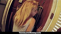 Teens Love Money – Skinny Blonde (Lilli Dixon) Fucks In The Parking Lot For Money